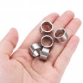 Uxcell 10pcs Stainless Steel Spacer 12mm Bore X 15mm Od 8mm Length Screw Standoff Bushing Plain Finish Round Metal For Id