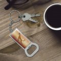 Graphics More Belgian Malinois Dog Bite Training Keychain Rectangle Chrome Plated Metal Bottle Cap Opener