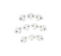 7 8 X 1 5 Vinyl Dog-ear Picket Caps 10 Pack White 