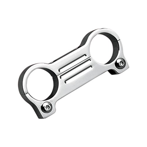 Accutronix Gauge Mount Adapter For 1 4in T-bar Handlebars Chrome Gm101c
