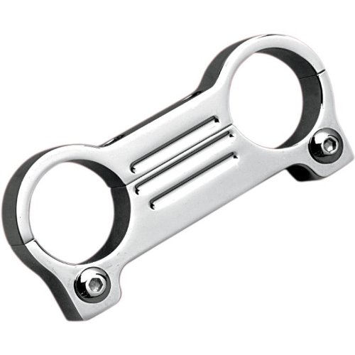 Accutronix Gauge Mount Adapter For 1 4in T-bar Handlebars Chrome Gm101c