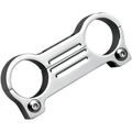 Accutronix Gauge Mount Adapter For 1 4in T-bar Handlebars Chrome Gm101c 