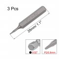 Uxcell Screwdriver Bits 3pcs 5 32 Inch Hex Shank Star-shape P2 0 8mm Bit Set 28mm Length Screw Driver Kit Tools