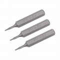 Uxcell Screwdriver Bits 3pcs 5 32 Inch Hex Shank Star-shape P2 0 8mm Bit Set 28mm Length Screw Driver Kit Tools