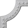 Ekena Millwork Pml100fo-2 Foster Running Coin Ii Panel Molding Corner 4-inch X 10 1 