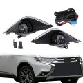 Left And Right Fog Lights Replacement For Mitsubishi Outlander 2016-2021 Lamp Clear Lens Mi1038127 Mi1039127 