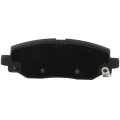 Rear Ceramic Disc Brake Pad Set D2186 For Jeep Wrangler 2018 2023 4 Piece With Hardware Heavy Duty Brakes Br2 And Br6 Code