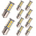 Grv Ba15s 1156 1141 High Power Car Led Bulb 18-5050smd Ac Dc 12v -24v Warm White Pack Of 10 