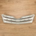 Hecasa Front Upper Grille Compatible With 2013-2016 Toyota Venza Replacement For To1200359c 531010t020 Silver Honeycomb Mesh