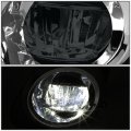 Compatible With 11-13 Corolla Pair Smoked Lens Front Bumper Led Fog Light Lamps W Chrome Trim Bezels Switch