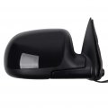 Black Passenger Side View Mirror Smooth With Power Adjustment Manual Fold Non-heated Compatible For 2003-2006 Chevrolet