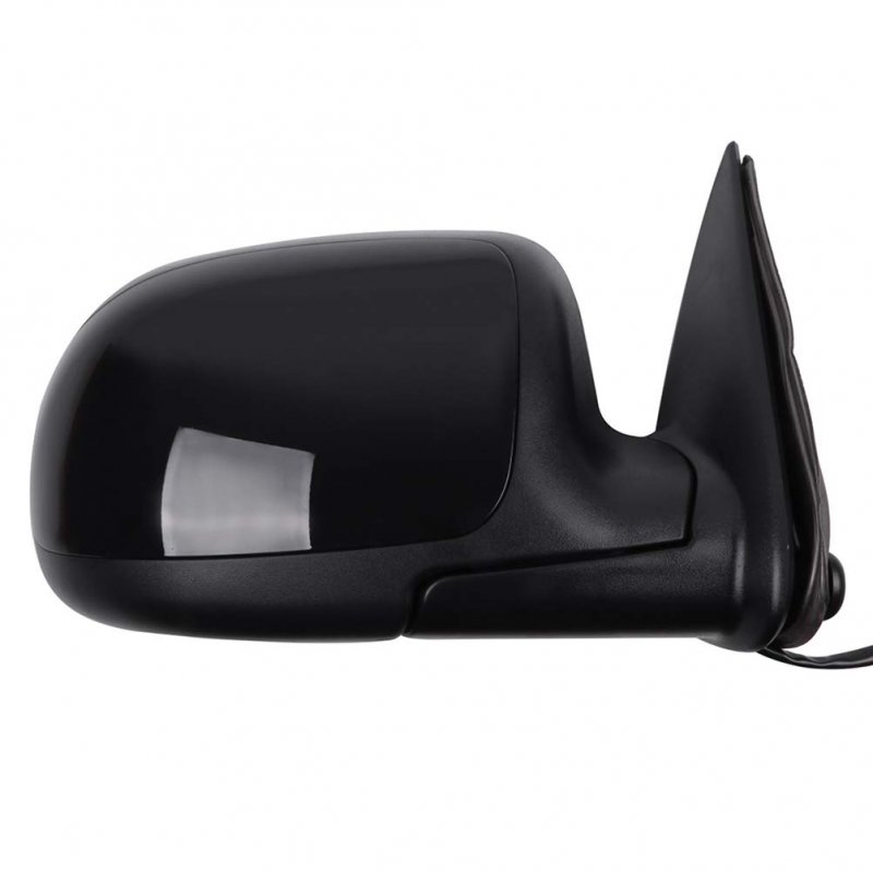 Black Passenger Side View Mirror Smooth With Power Adjustment Manual Fold Non-heated Compatible For 2003-2006 Chevrolet
