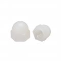 Acorn Hex Cap Nuts 50pcs M5 Dome Nylon Hexagon Decorative Nut For Screws Bolts White 
