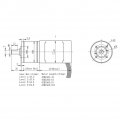 Bemonoc Small Dc 24v Brushless Planetary Gear Motor 110rpm High Torque 3 Phase Reduction Ration 1 56