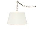 Upgradelights Swag Light Pendant Lamp Shade In Off White Linen 