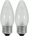 S2445 Halogen Light Bulb 43 Watts 120 Volts White Finish Contemporary Style Glass 3 5 In Length 