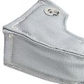 Pack Of 2 T3 Stainless Steel Knitted Mesh Turbocharger Heat Shield Wrap Blanket Silver 