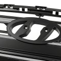 Front Upper Bumper Grille For Hyundai Elantra 2017 2018 Chrome Black Grill Trim