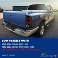 Amerilite For 2002-2006 Dodge Ram 1500 03-06 2500 3500 Pickup Euro-style Clear Black Replacement Taillights Pair Driver And