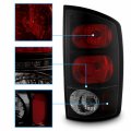 Amerilite For 2002-2006 Dodge Ram 1500 03-06 2500 3500 Pickup Euro-style Clear Black Replacement Taillights Pair Driver And