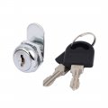 Uxcell 21mmx19mm Metal Keyed Tubular Cam Lock Lockset For Cabinet Door Mailbox