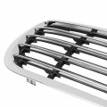 Fo1200346 Factory Style Front Bumper Grill Grille Assembly Compatible With Ford Crown Victoria Base Lx Police 1998-2011 Chrome