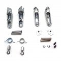 Xkh- Motorcycle Polish Front Rear Foot Peg Footrest Kit Compatible With Honda Cbr 1000rr 2004 2012 600rr 2003 2006 Cb 1000r
