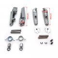 Xkh- Motorcycle Polish Front Rear Foot Peg Footrest Kit Compatible With Honda Cbr 1000rr 2004 2012 600rr 2003 2006 Cb 1000r