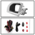 Vipmotoz Chrome Housing Oe-style Front Fog Light Driving Lamp Assembly W Bezel For 2015-2020 Gmc Yukon Xl Driver Passenger Side