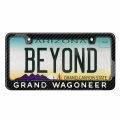 Ipick Image Made For Jeep Grand Wagoneer Black Real 3k Carbon Fiber License Plate Frame