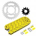O-ring Drive Chain Sprockets Kit Fits Yamaha Breeze 125 Yfa1 1989 1990-2004 Model Kvtr-3375