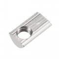 Uxcell M8 T Slot Nuts Roll In Spring T-nut With Ball Carbon Steel For 3030 Series Aluminum Extrusion Profile Rail 8mm 30pcs