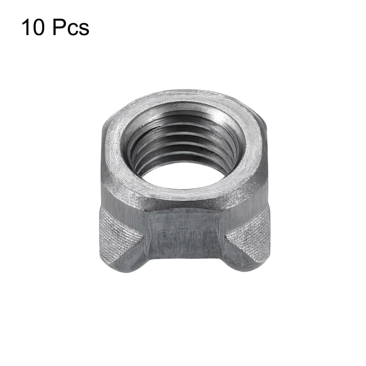 Weld Nuts M16-2 Square Unc Carbon Steel Machine Screw Gray 10pcs