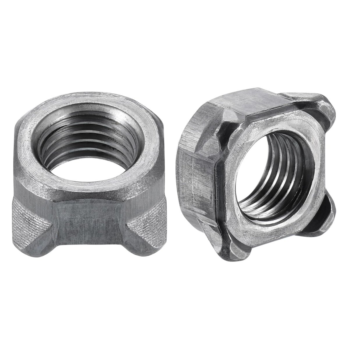 Weld Nuts M16-2 Square Unc Carbon Steel Machine Screw Gray 10pcs