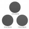 Uxcell 3 Hook And Loop Sanding Disc 800 1000 1200 Grit Assorted Silicon Carbide Sandpaper For Random Orbit Sander Wet Dry