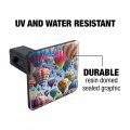 Hot Air Balloon Festival Up In The Tow Trailer Hitch Cover Plug Insert