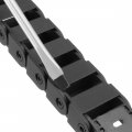 Uxcell Drag Chain Cable Carrier Closed Type With End Connectors 10x20mm 1 Meter Plastic For Electrical Cnc Router Machines