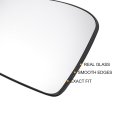 Car Rearview Left Driver Side Mirror Glass Replacement W Backing Plate Convex Heated White For Renault Twingo 2014-2020 Smart