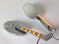 Hongk- Led Turn Signals Running Mirror Compatible With Suzuki Gsxr600 750 1000 1100 Hayabusa Oval B01bn0ebk0