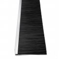 Uxcell Door Bottom Sweep F-shape Aluminum Alloy Base With 4-inch Black Nylon Brush 39-inch X 4 33-inch