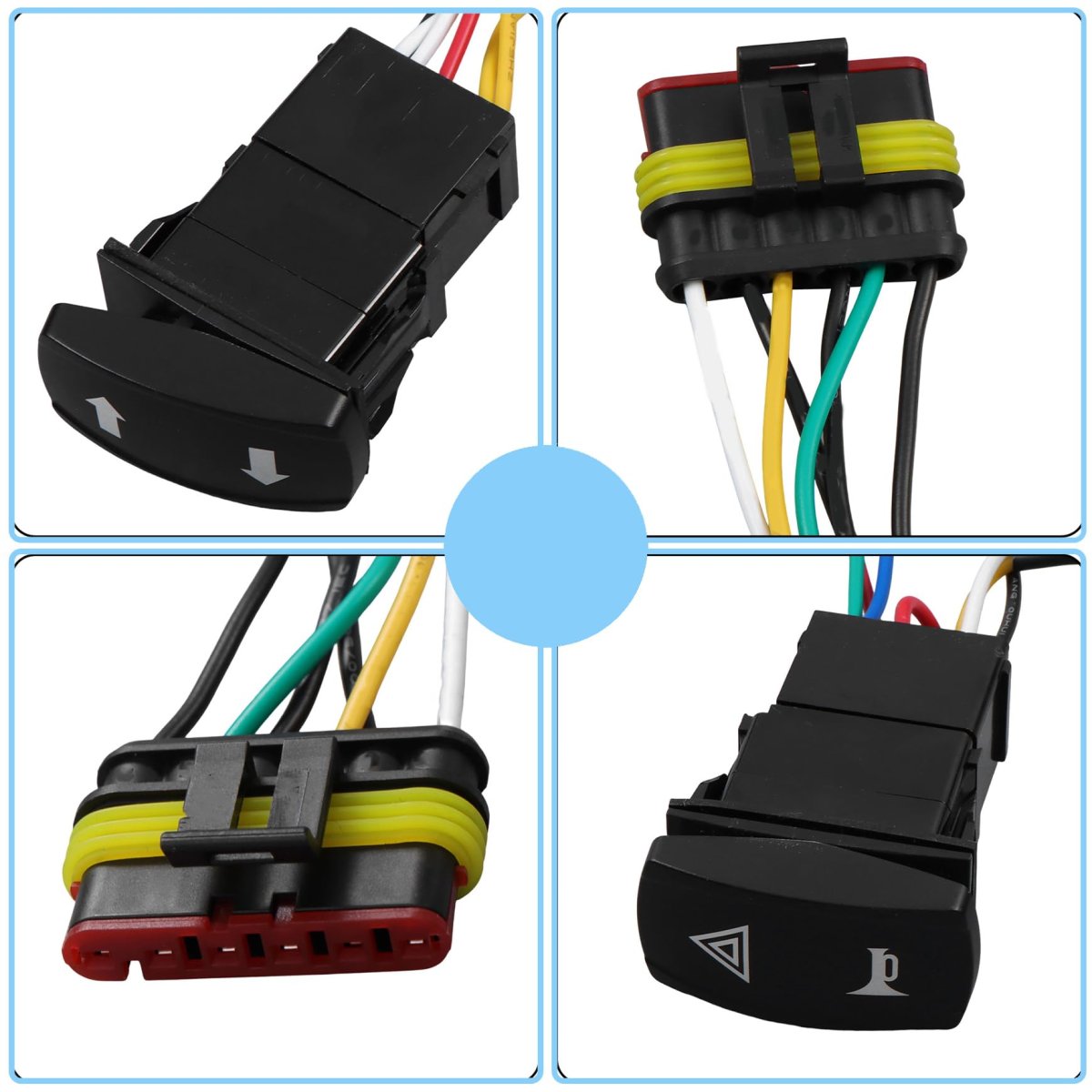 Universal Turn Signal Kit Plug-and-play Replacement For Honda Pioneer Polaris Ranger Rzr