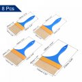 Paint Brush 8in1 Set 0 35 Thick Soft Nylon Bristle With Pp Handle Paintbrush For Wall Cabinets Fences