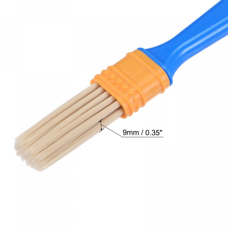 Paint Brush 8in1 Set 0 35 Thick Soft Nylon Bristle With Pp Handle Paintbrush For Wall Cabinets Fences