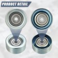 X Autohaux Car Accessory Drive Belt Idler Pulley Serpentine Grooved For Mitsubishi Outlander Sport 2 0l 2012-2023