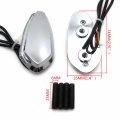 Httmt- Led Signal Chrome Mirror Block Off Base Plates For 2000-2008 R1 Yzf-r1 Yzfr1 P N Mt222-011a-nologo-cd