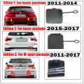 Trimla Rear Tow Cover For 11-17 Bmw X3 F25 M Aerodynamics Sport 18d 18i 20d 20i 25i 28i 30d 35d 35i Sav 2011 2012 2013 2014