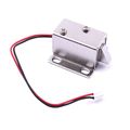 Atoplee 1pc Door Drawer Tongue Down Electric Lock Assembly Solenoid Dc 12v Slim Design Lock54x21x12mm 