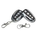 2pcs Remote Control Key Opener With 4-buttons 433 92mhz Use For Light Motor Controller 