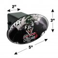 Batman Disturbed Joker Oval Tow Trailer Hitch Cover Plug Insert