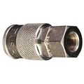 S-1833 1 4 In Fnpt H Style Coupler Alloy Steel Air Tool Fitting 67 Scfm Flow 300 Psi Max Pressure Buna N Seals 250 Degrees F